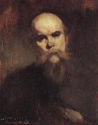 Eugene Carriere Portrait of Paul Verlaine oil
